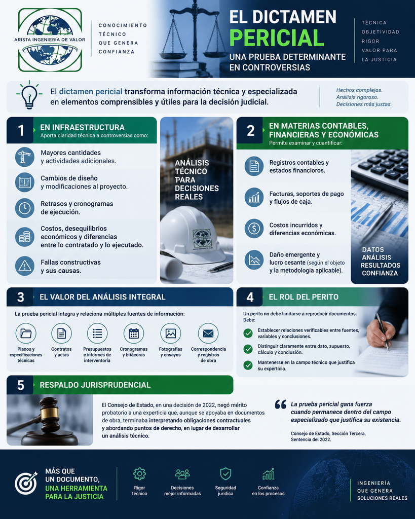 La importancia del dictamen pericial radica en su capacidad de organizar hechos complejos y convertirlos en conocimiento útil para el proceso.